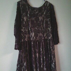 Purple Lace Dress